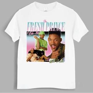Fresh Prince of Bel Air Printed Men T Shirt Woman Summer Fashion T-shirt Men Clothing Cotton Casual Tops Streetwear O-Neck