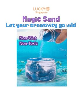 200g Magic NonWet Sand Rainbow Art terrarium Landscape Flower Education Children Kid Gift Goodies Birthday Party Holiday Happy Easter Day