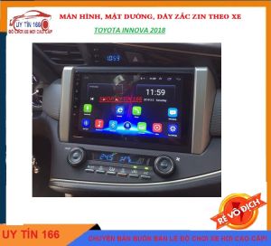 [Hỗ Trợ Lắp Đặt] Bộ màn hình xe innova 2017-2019 kết nối wifi hoặc lắp sim 4G RAM 1G ROM 32G hoặc ram 1g rom 16g android 10. wifi điều khiển giọng nói tích hợp vô lăng xem camera lùimàn hình cho xe innova