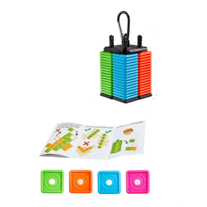 Creative Portable Gomoku Game Set Five In A Row Strategy Chess Board Game Activity Toy for Outdoor Camping Play Time