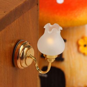 PLLEWY Mini Dollhouse Colored Glass Lamp 10 Styles DIY Ceiling Lamp Chandelier High Quality 1:12 Lighting Model Doll House Accessories