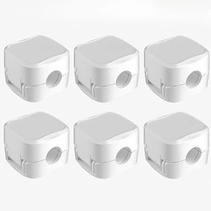 ที่ใส่สายไฟมีกาวในตัวอุปกรณ์คลิปหนีบสายแม่เหล็ก6/12/18ชิ้นการจัดการสายบนโต๊ะแบบซ่อนการสนับสนุนสายชาร์จ