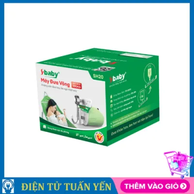 Máy đưa võng S-baby SH20 thế hệ mới - Hàng chính hãng