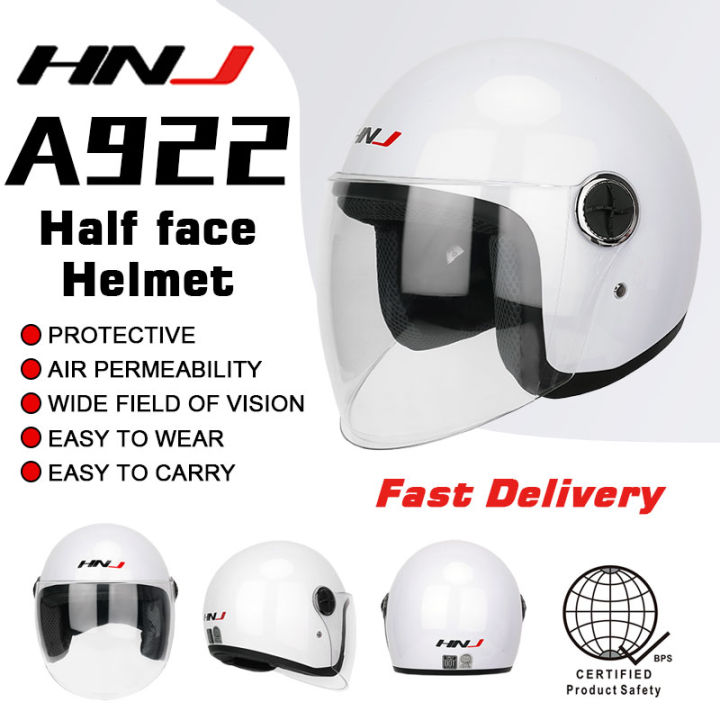 HNJ Helmet half face helmet motorcycle helmet for wom and man helmet ...