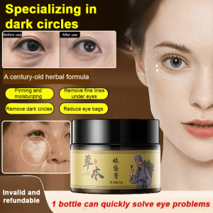 Herbal Eye Bag Cream Anti Wrinkle Eye Cream Remove Dark Circles Anti Puffiness Fade Dark Circles Firming Moisturizing Anti Aging Anti Wrinkle
