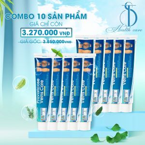 Combo 10 Tuýp Provaricose veins care - Hỗ trợ cải thiện giãn tĩnh mạch viêm khớp cấp và mãn tính vết bầm do va chạm cơ học - Chính Hãng Earthlyglow (65gram)