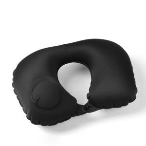 Inflatable Travel U-Shape Pillow Portable Automatic Air Nozzles Ergonomic Upgrade for Camping & Outdoor