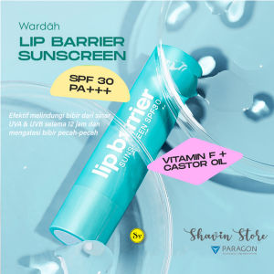 Wardah Lip Barrier Sunscreen SPF 30 PA+++ - Pelembab Bibir 24 Jam Mengatasi Bibir Pecah