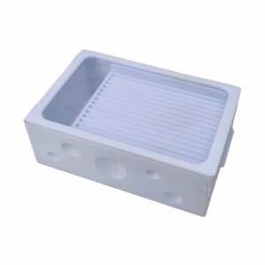 FANI 2-in-1 Perler Bean Box 15 Slot Double Layer Fuse Bead Sorting Organizer Box Perler Bead Tool Kit Dustproof Bean Spatula DIY Handicraft