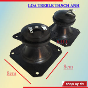 Loa treble thạch anh vuông công suất 100w Kích thước: mặt 8cm. chéo 10cm giá rẻ - giá 1 đôi
