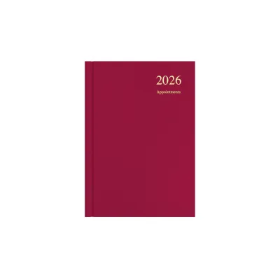 Essential - A4 Day-to-Page Diary with Appointments- 2026 Calendar Year Planner