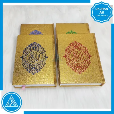 Alquran Mushaf + Tasbih kayu 33 butir Ukuran A6 Pas di tangan