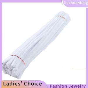 [COD] liuchuanbing Jewellery 100PCS Colorful Chenille Stem Twisted Rod Wool Root Fluffy Bar Iron Wire DIY Handcraft Twisting Decorations Pipe Cleaners Plush