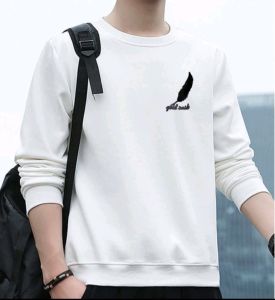 Bisa COD Sweater Keren Kaos Pria Elegan Crewneck Cowok Trendy Sweatshirt Kasual Sweter Gold Rush New