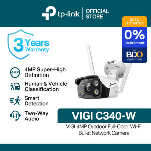 TP-Link Official Store | VIGI C340-W | 4MP Outdoor Home Security Network CCTV Camera Connect to Cellphone