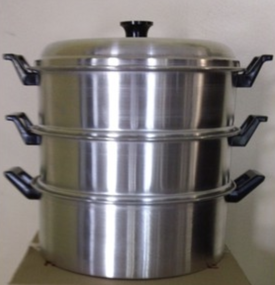 3-Tier Aluminium Steamer, Furniture & Home Living, Kitchenware