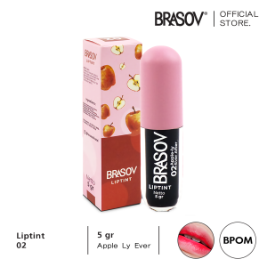 BRASOV Liptint / Pewarna Bibir 5 Gram Apple-Ly Ever After Pigmented BPOM XX-CT-LIPTINT-02