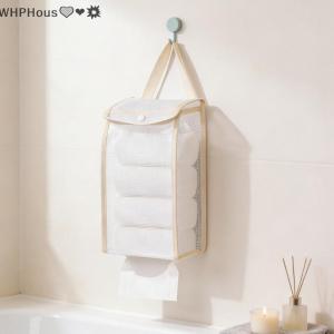 WP💓💛💖 Waterproof And Breathable Tissue Box Wall-mounted Tissue Bag Portable Tissue Storage Box For Home