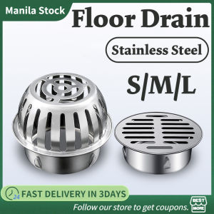 304 Stainless Steel Bathroom Floor Drain Heavy Duty Stainless Steel Shower Floor Drain for Bathroom Drainage