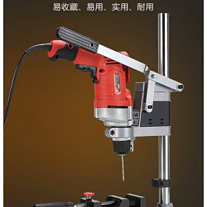 Aluminum Alloy Multifunction Drill Stand Support with Double Holes Suitable for Enhances Precise Hand Tool Applications