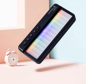 [HeyPop!]Rainbow Keyboard Piano Musical Instrument For Baby/Beginner Music Box With Rainbow Light Song Sound And Light