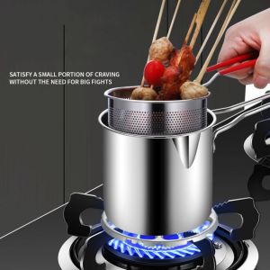 Deep Fryer Set 4in1 Staineless 304/Bisa Di Gunakan Di Kompor Induksi/Panci Susu Staineless 304