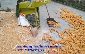 Máy tuốt ngô tách hạt ngô thiết kế nhỏ ngọn