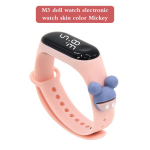 Childrens Doll Cartoon Waterproof Electronic Watch Childrens Digital Watch Bracelet Watch Touch Electronic LED Watch for Kids