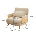 โซฟาปรับนอน โซฟาเบด  sofa bed โซฟา 1 ที่นั่ง โซฟาปรับเอนได้  มีให้เลือก 3 สี. 