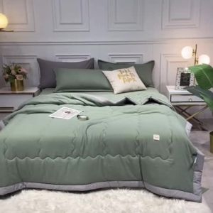 Màu trơn chăn bông chăn bông không gây dị ứng cỡ đại Nữ Hoàng Một cỡ đơn Nữ Hoàng King size Chăn điều hòa㏇0730