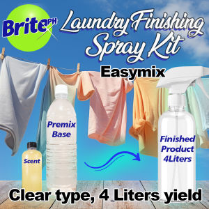Laundry Finishing Spray KIT Clear Type Easymix Kit 4L Yield Max (Earn P700 plus in profits)