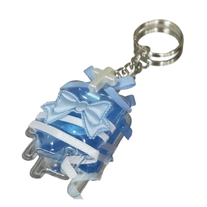 Unique Key Acrylic Bowknot Bag Keychain Acrylic Texture Perfect for Gothic and Fashion Enthusiasts