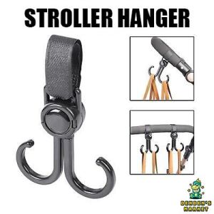 [SG STOCK] Baby Multipurpose Stroller Hooks Clips / Straps for Hanging Diaper Bags / Purse / Stroller Organizer