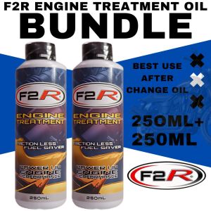 F2R Engine Treatment (2 Bottles 250ml) for Diesel or Gasoline Engine Gear Protector
