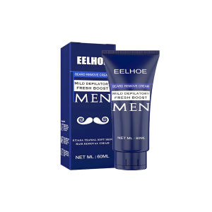 BOOM EELHOE Krim Penghilang Bulu pria Permanen Hair Removal Cream Brewok  Perontok bulu Cepat Aman Tanpa Efek Samping Hair Removal Cream 60ml