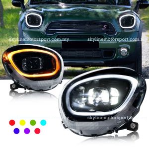 Mini R60 Countryman Head Lamp Projector DRL Led 2010 2011 2012 2013 2014 2015 2016