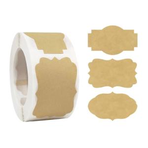 Gift Sticker Writeable Label Adhesive Sticker Household Labels Jams Label for Envelope