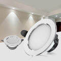 6PCS LED Downlight Recessed Pin Lights Panel Ceiling Light, 2 Color Temperature 120° Wide Angle 10 Years Warranty. 