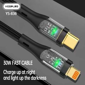 YESPLUS YS-836 Kabel Data 30W dan 60W 100cm Charger- TYPE-C