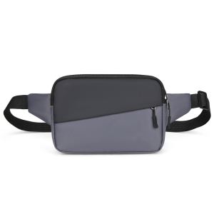 F&S BAG #4034 ADJUSTABLE STRAP CANVAS CHEST BAG FOR MEN CASUAL CROSSBODY WAIST BELT BAG IDEAL FOR EVERYDAY USE