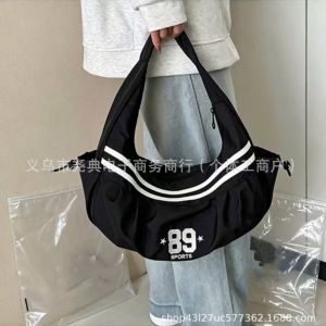 A* American retro sports style baseball shoulder bag new large-capacity dumpling bag