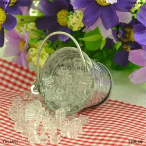 [COD] Yaokeqi Dollhouse Miniature Ice Cube Bucket 1:12 Scale Fairy Home Kitchen Decor