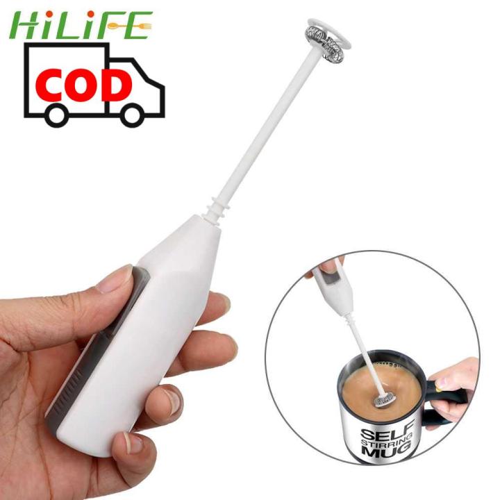 Pembuih Busa Minuman Kopi Susu Dalgona Elektrik Mini Milk Frother