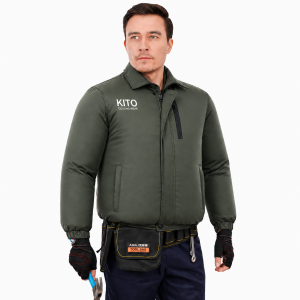 Áo Điều Hòa KITO KT05 Xanh Rêu Áo Lẻ Không Pin Quạt Không Mũ Vải Poli Cao Cấp Đủ Size