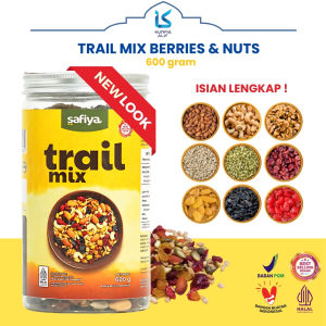 Trail Mix Safiya Berries Nut and Seed Original Cemilan Sehat Rasa Enak