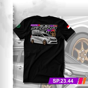 Kaos Racing Mobil Daihatsu Sigra Modifikasi Tshirt Sablon Lengan Bendera Dan Safety Otomotif Speedcious Racing Wear TebunsuStore
