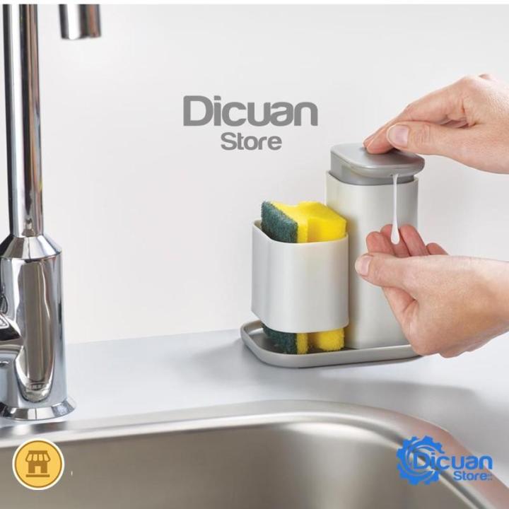 Joseph Joseph Duo Soap Dispenser Sponge Holder Tempat Sabun Spons