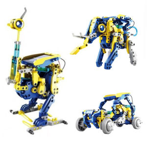 Solar Robot Kit 11 in 1 Educational STEM Learning Science Building Toys for Kids Electronic Toy Robot STEAM Gift Hadiah