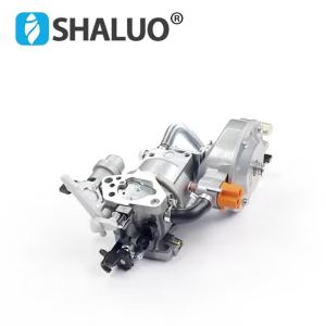 GX390 188F ปั๊มน้ำเครื่องยนต์ LPG คาร์บูเรเตอร์คู่เชื้อเพลิง NG ชุดแปลงสำหรับชิ้นส่วนเครื่องกำเนิดไฟฟ้าเบนซิน5-7KW 13HP P27A-LPG