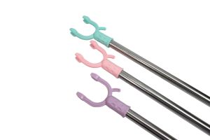 ไม้เกี่ยว ยืดได้ 90 ซม. คลาสีด้ามสแตนเลส แข็งแรง ไม้สอยยืดได้ ไม้สอย ไม้เกี่ยว ไม้สอยเสื้อผ้า ไม้สอยผ้า (HK)